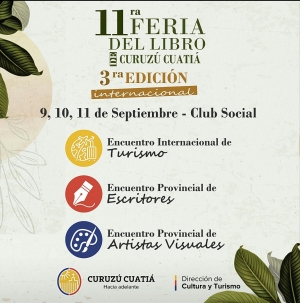 Con una fuerte impronta turística, se viene la Feria del Libro 2022 de Curuzú Cuatiá
